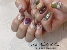 エーネイルサロン プラーカ本店(A-Nail Salon)/22/9/3 ニュアンスネイル