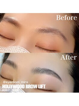 アイルームミラ 恵比寿店(mira)/ハリウッドブロウリフト★¥7500
