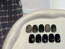 ニュアンスネイル/冬ネイル