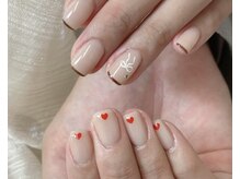ナイスミーネイル(Nice Me Nail)/細いフレンチネイル