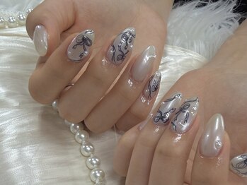 テネル 横浜(tener)/>>落書きリボンネイル