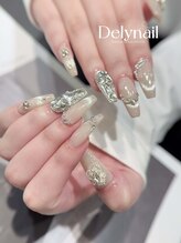 デリーネイル(Dely_nail)/キラキラ輝く大人の華やかネイル