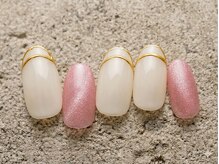 ネイルサロンアンドスクール ミュー(Nail Salon & school mieux)/上品フレンチネイル