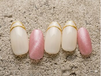 ネイルサロンアンドスクール ミュー(Nail Salon & school mieux)/上品フレンチネイル