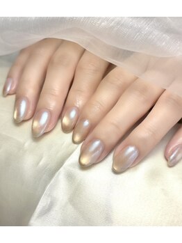 S. Nails【フィルイン/長さだし/マグネット/ニュアンス/フット/ハンドケア】/うるちゅるミラーネイル