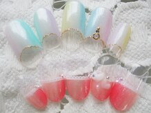 ネイルサロン ヴェリィ 横浜店(NAIL SALON Very)/ブライダルネイル幅広ART¥7040～