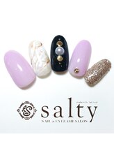 ネイルアンドアイラッシュサロン ソルティ 寺田町(salty)/天然石ネイル