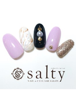 ネイルアンドアイラッシュサロン ソルティ 寺田町(salty)/天然石ネイル