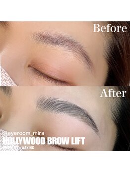 アイルームミラ 恵比寿店(mira)/ハリウッドブロウリフト★¥7500