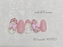 ネイルアート ジマー/80minartコース¥8880