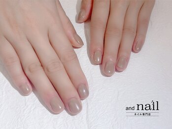 アンドラッシュ アンドネイル 本郷三丁目駅前店(and lash/and nail)/ワンカラー