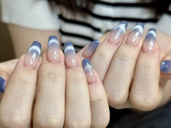 ウサギネイル 新大久保店(usagi nail)/マグネットフレンチ