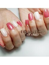キイコネイル(kiiko.nail)/スクエアワンポイントネイル