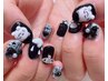 【gel nails】and 3dnails 15980yen ★shinjuku tokyo nailsalon 3D nailgs