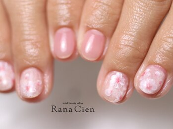 ヘアーアンドエステティック ラナシエン(hair&esthetic Rana Cien)/桜ネイル