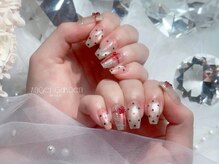 エンジェルガーデン 青山店(Angelgarden)/ハートチェックネイル