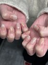冬にぴったりツイードネイル
