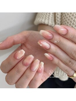 アンドイー(&e)の写真/【ジュニアコース4000円】オフィスネイルなどにオススメ◎理想の指先を叶えます♪