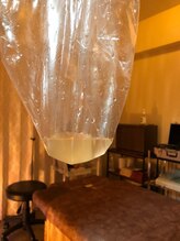 サロンドエミ テラピー(salon de emi)/アーユルヴェダ後の汗。