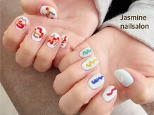 ジャスミンネイルサロン(Jasmine)/くねくねニュアンスデザイン