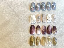 グロウ ネイル(GLOW×NAIL)/アート定額コース　2022年12月