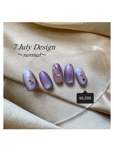 エトワールネイル 高崎筑縄町店(Etoile nail)/23年7月ノーマルハンド定額