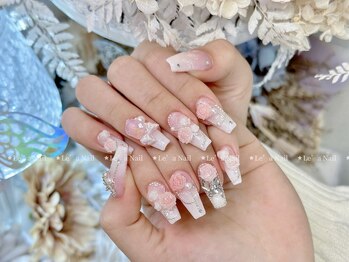 レアネイル 渋谷店(Le’a nail)/ピンク★バラつけ放題