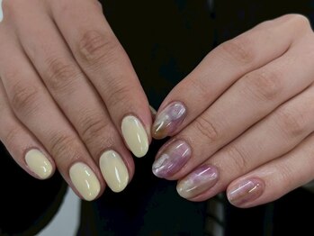 ザ コモン ネイル恵比寿(the common nail)/シンプル/ちぐはぐニュアンス