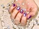プリモネイル(PRIMO NAIL)の写真/《ショートネイル×話題沸騰フラッシュ》で、思わず見惚れるうるキラ透明感！大人気enoiマグネットもあり◎