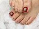 アインネイル(Aing nail)の写真/フットネイルで気分も上がります♪