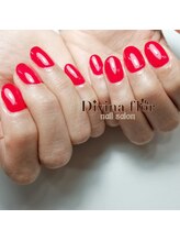 キイコネイル(kiiko.nail)/ちょっと明るめレッドネイル