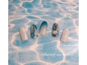 セレクトネイル ココ 秦野店(SELECT NAIL COCO)/豪華マグ天然石