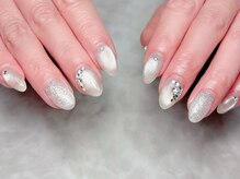 ブリスフルハピネス(Blissful happiness)/キラッキラシルバーネイル