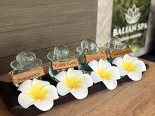 バリアンスパ(BALIAN SPA)の雰囲気（その日の気分に合わせて香りをお選びいただけます♪）