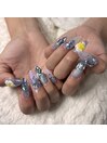 夏ネイル☆プルメリア