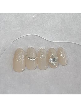 ベージュマグネットデザイン