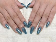 ツインネイル 久屋大通店(twin.nail)/ラメワンカラー