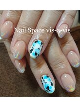ネイルスペース ヴィザヴィ(NailSpace Vis-a-vis)/ブルーフラワー