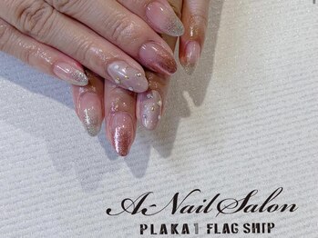 エーネイルサロン プラーカ本店(A-Nail Salon)/　定額デザイン