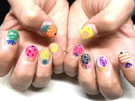 手描きアートネイル