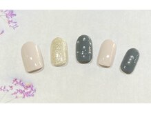 イーネイル(e-NAIL)/シンプルパールデザイン