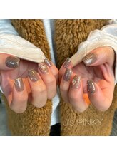 ネイルスペース ジェイズ ピンキー(NAIL SPACE J's PINKY)/冬ネイル