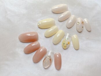 ネイルサロン イズ 目黒店(NAIL SALON iS)の写真/シンプルでも楽しめるさりげないアート♪普段華やかにできない方にもおすすめのデザインご提案します☆