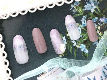 フィリーバイルルズ 神戸三宮店(Firii by Lulus)の写真/しっかりケアで映える指先へ♪【こだわりカラー150色】ワンカラー・グラデ¥3950☆2本アート+¥770