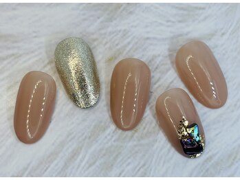 アトリエゼロ(Atelier Zero.)/紫シェル×ゴールドで大人っぽく