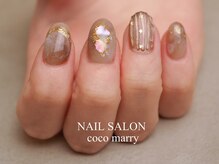 ダメージから守るフィルインで自爪を健康に♪ブライダルネイル◎