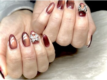 マグネット×リボンパーツ♪