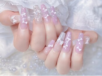 ミニリボン×パール