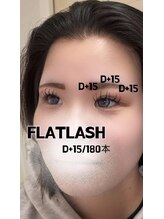 メウイーアンドビースタジオ(Mew.e&b studio)/マツエク　フラットラッシュ