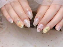 ミキネイルサロン(MiKi Nail Salon)/フラワー、手書き